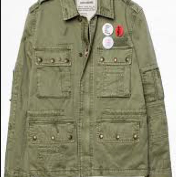 ZADIG AND VOLTAIRE KRISY GRUNGE PARKA - Picture 13 of 13